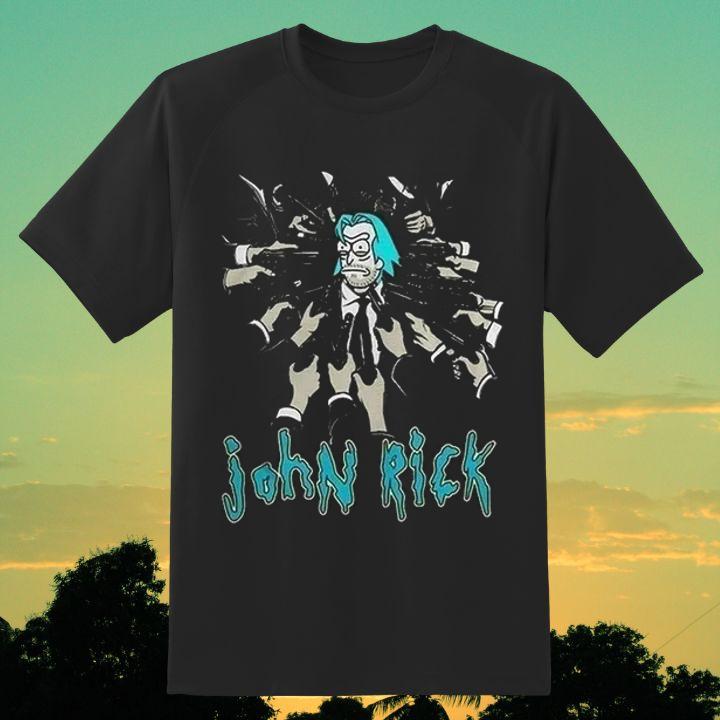 Rick Sanchez John Rick Funny Rick And Morty John Wick T-Shirt