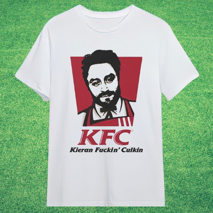 Kieran Culkin Actor Oscars 2025 Parody Kfc Kieran Fuckin' Culkin T-Shirt