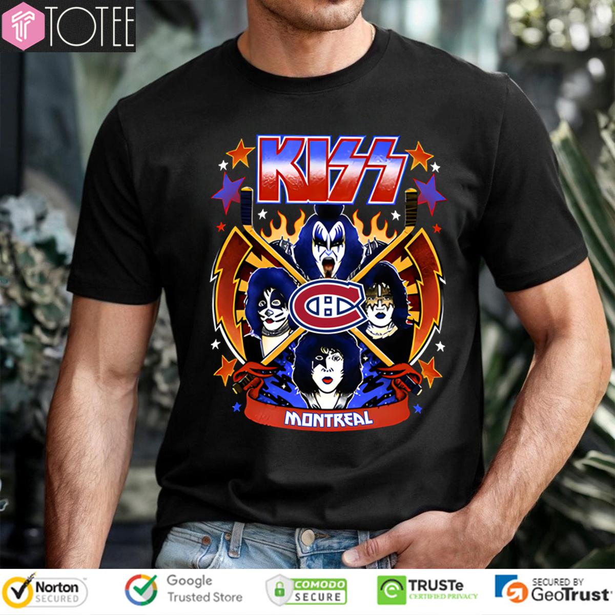 Kiss Band Montreal Canadiens Parody Bohemian Rhapsody T-Shirt
