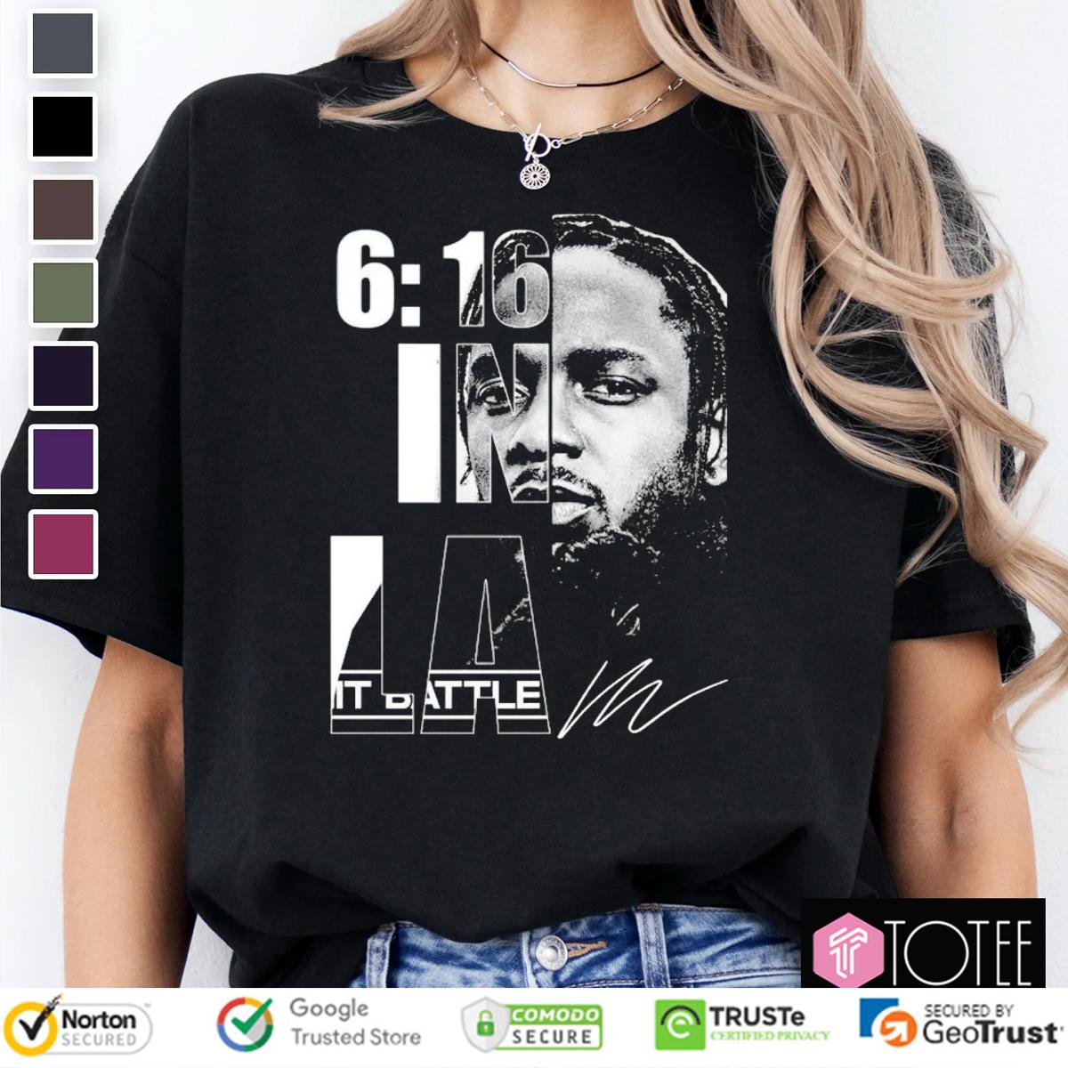 Kendrick Lamar 6 16 In LA Rap Battle T-Shirt