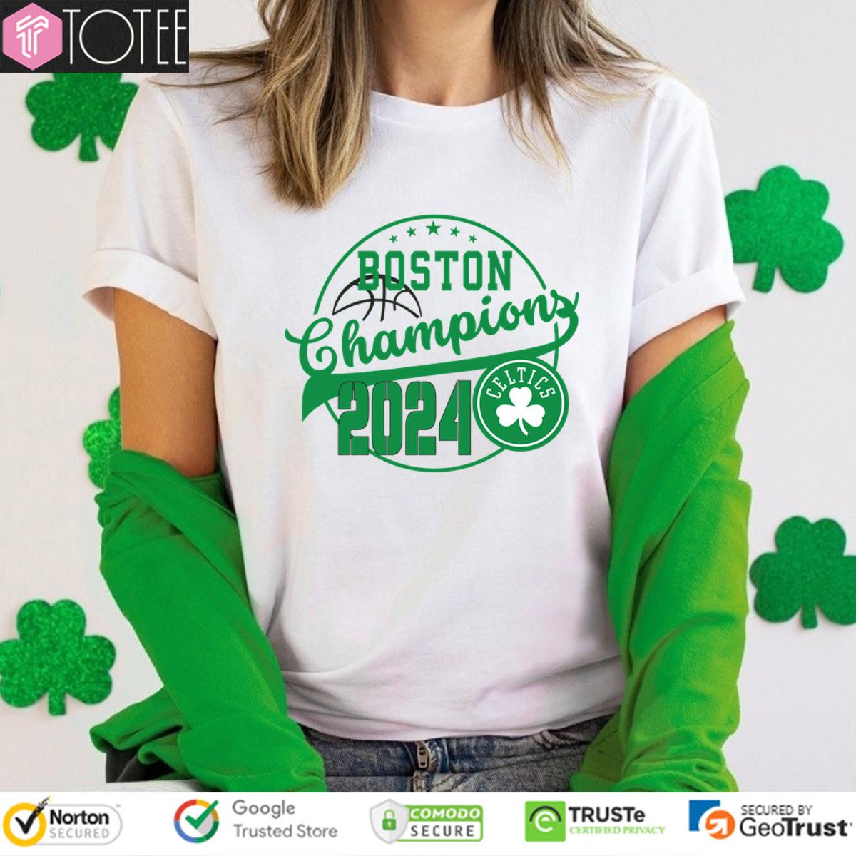 Boston Celtics Champions 2024 Basketball Shirt