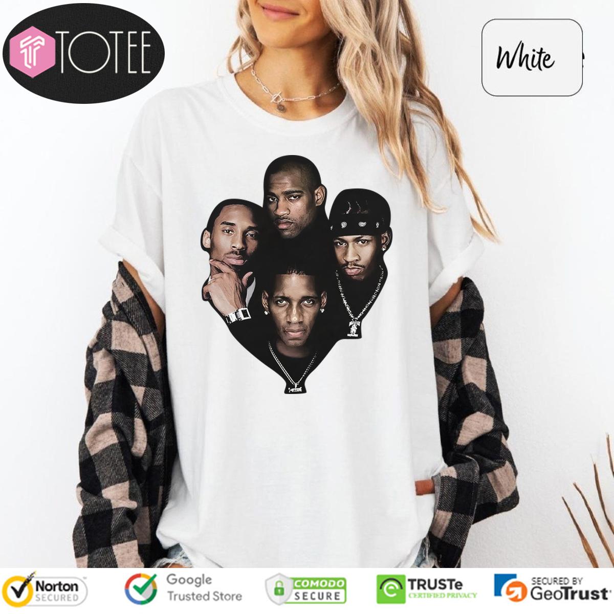 Kobe Iverson T Mac Carter Basketball Legends Art Shirt