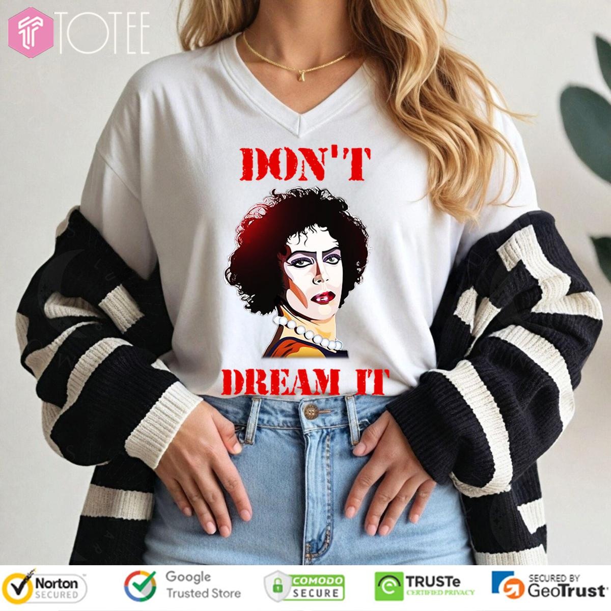 Pennywise And Frank N Furter Dont Dream It Be It Shirt V-neck