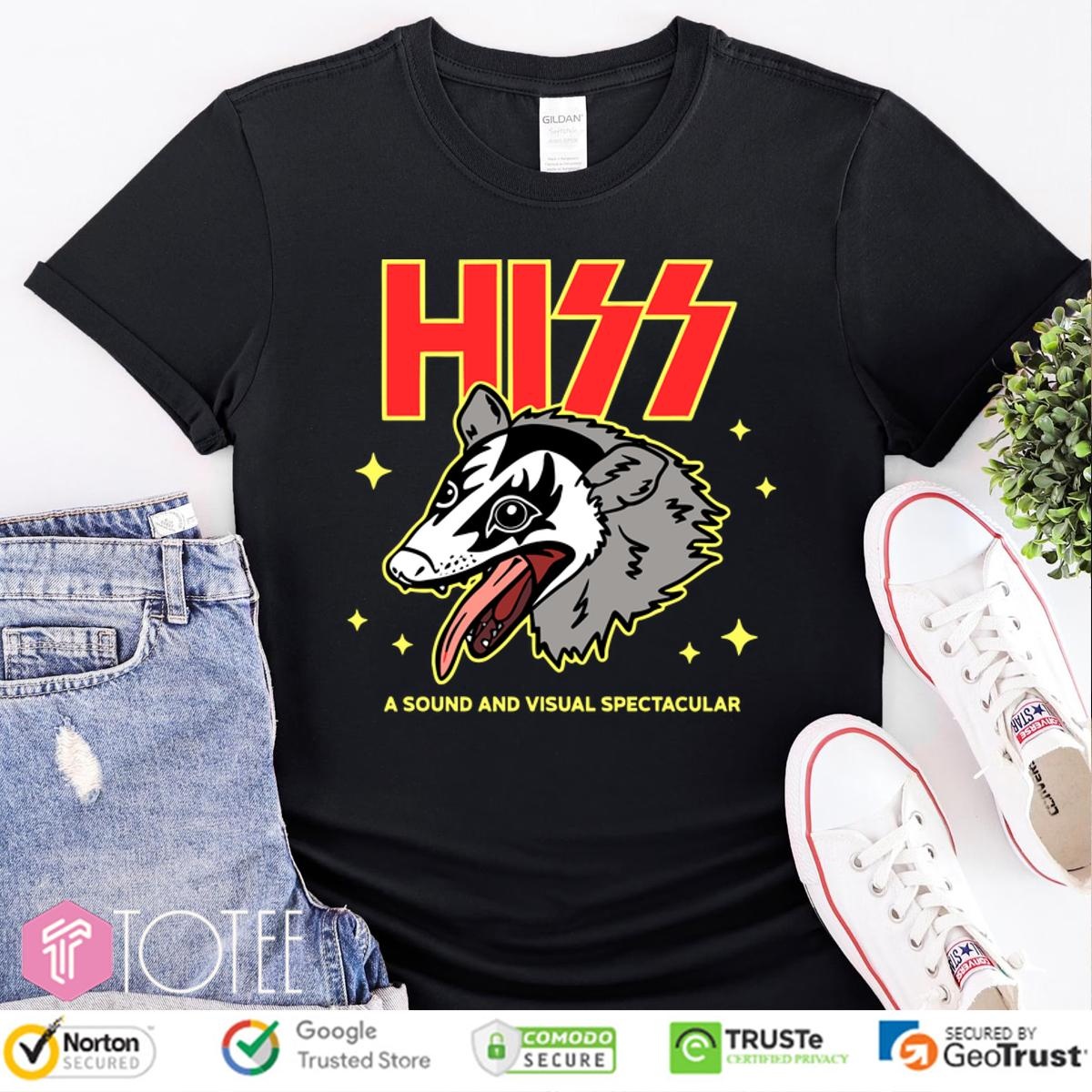 Opossum Hiss A Sound And Visual Spectacular T-shirt