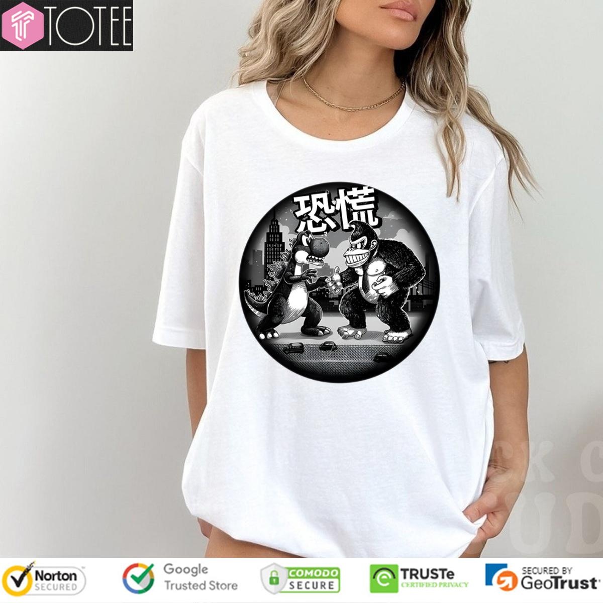 Yoshi And Donkey Kong Tshirts: Best Godzilla And King Kong Shirts
