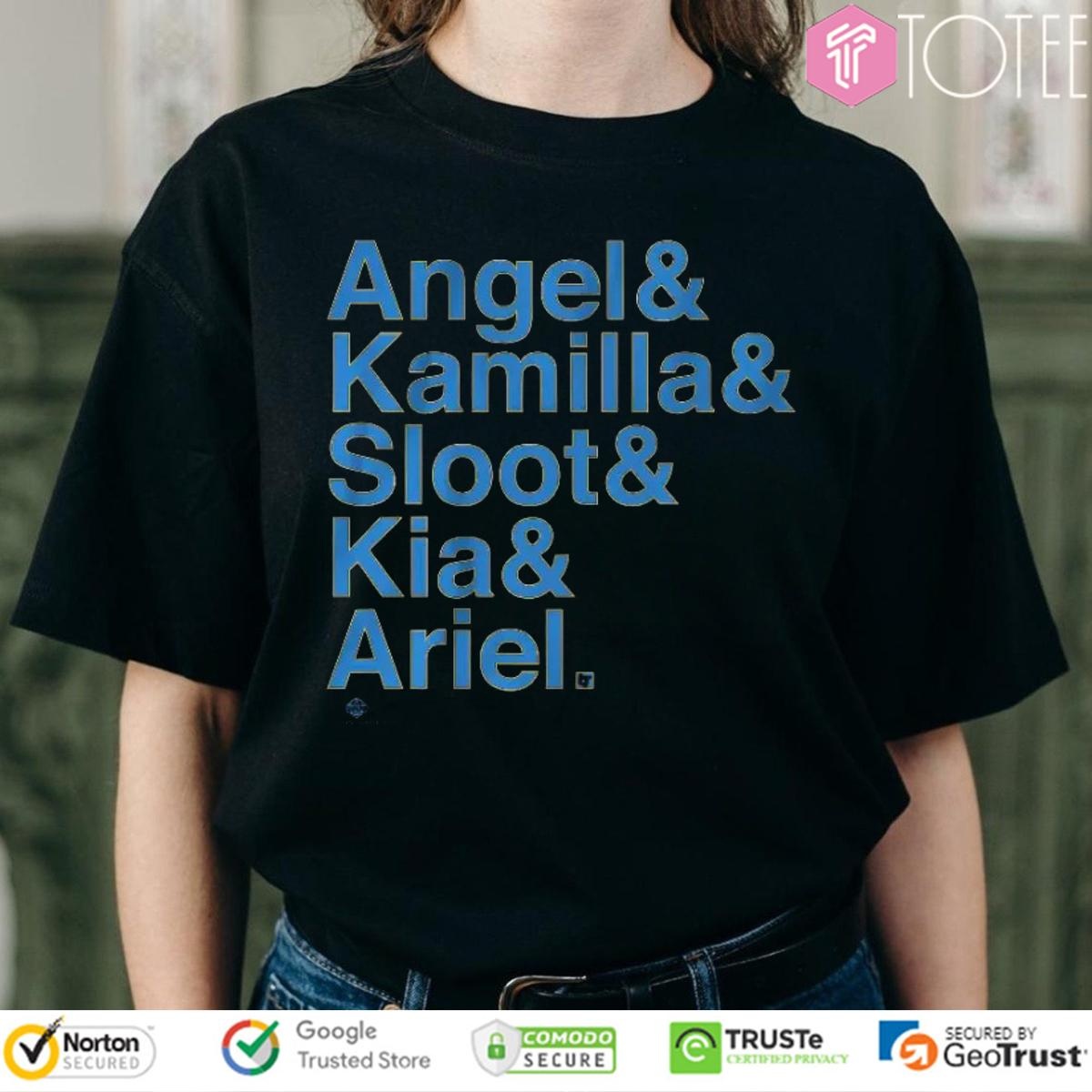 Chicago Sky Players Angel Kamilla Sloot Kia Ariel T-shirt