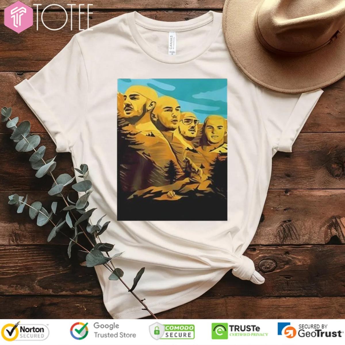 Alex Caruso Mount Rushmore Okc Nba Champions Parody T-shirt