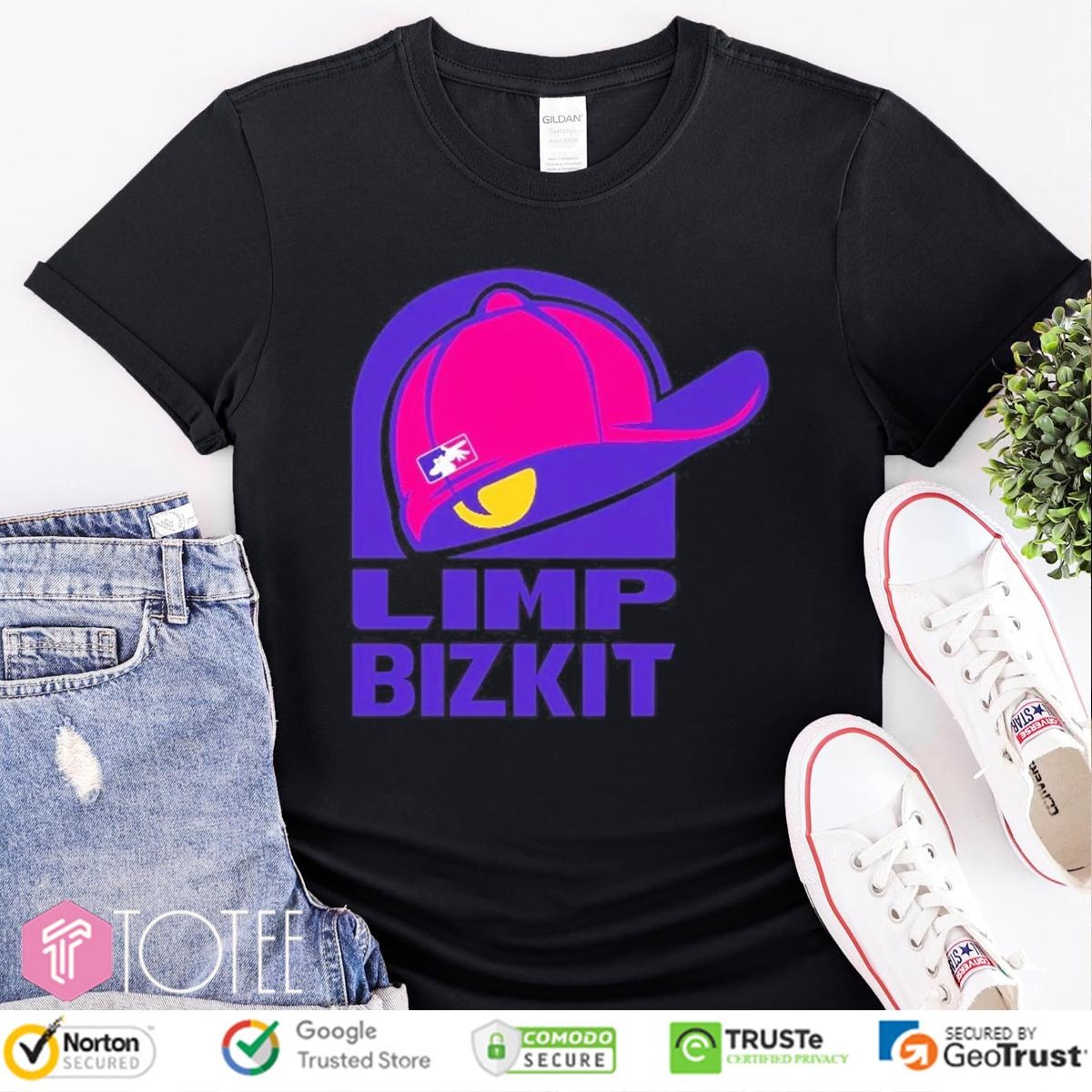 Limp Bizkit Snapback Cap Parody Taco Bell Logo T-shirt