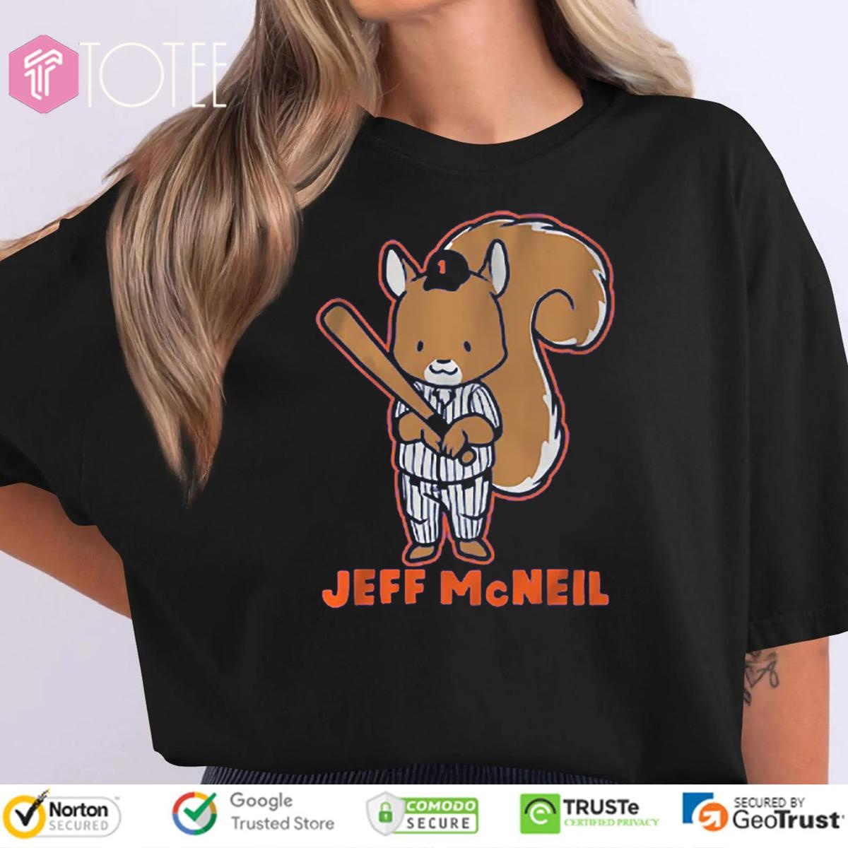 Jeff Mcneil Flying Squirrel New York Mets Baseball T-shirt