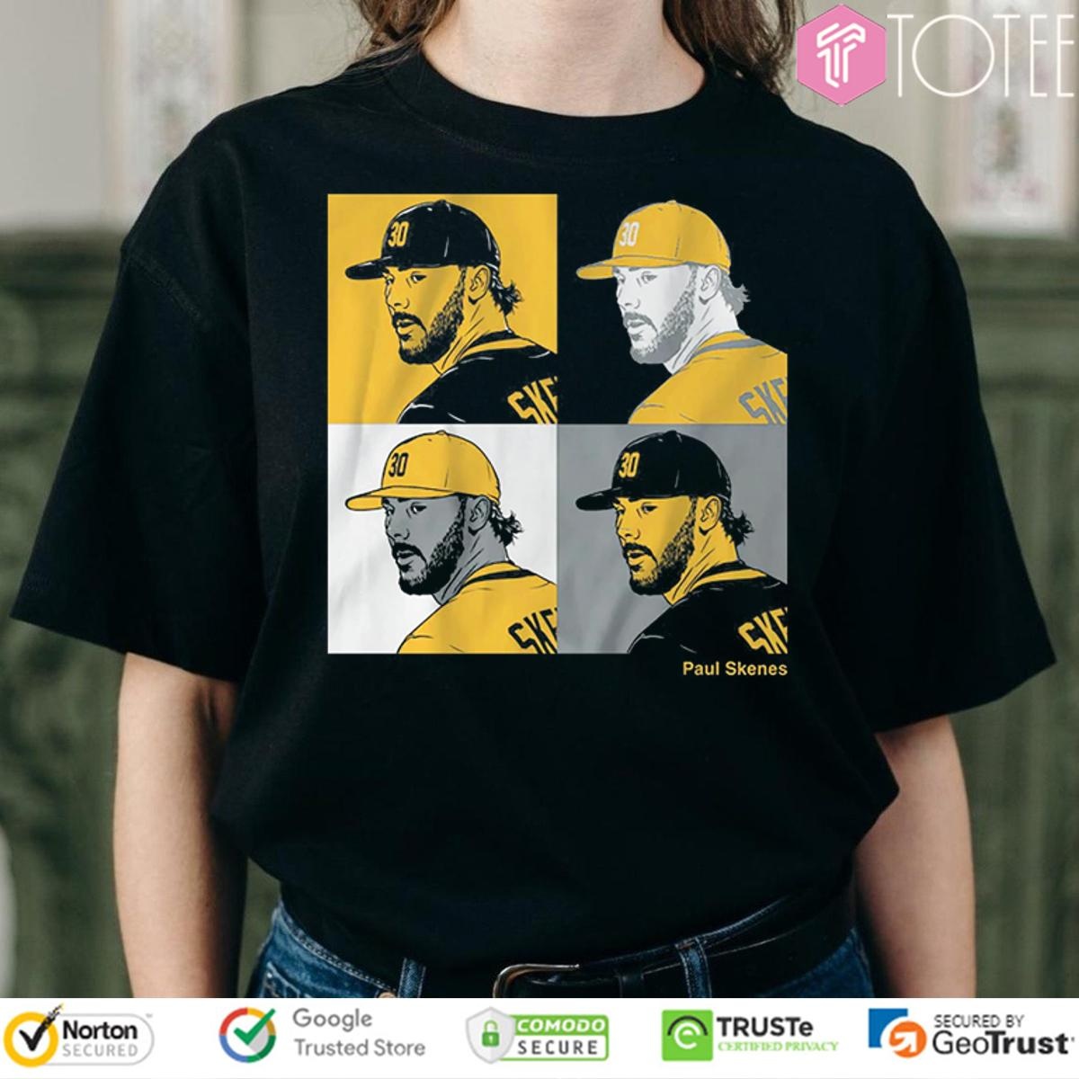 Paul Skenes Collage Panels Pittsburgh Pirates Rising Ace 2025 T-shirt