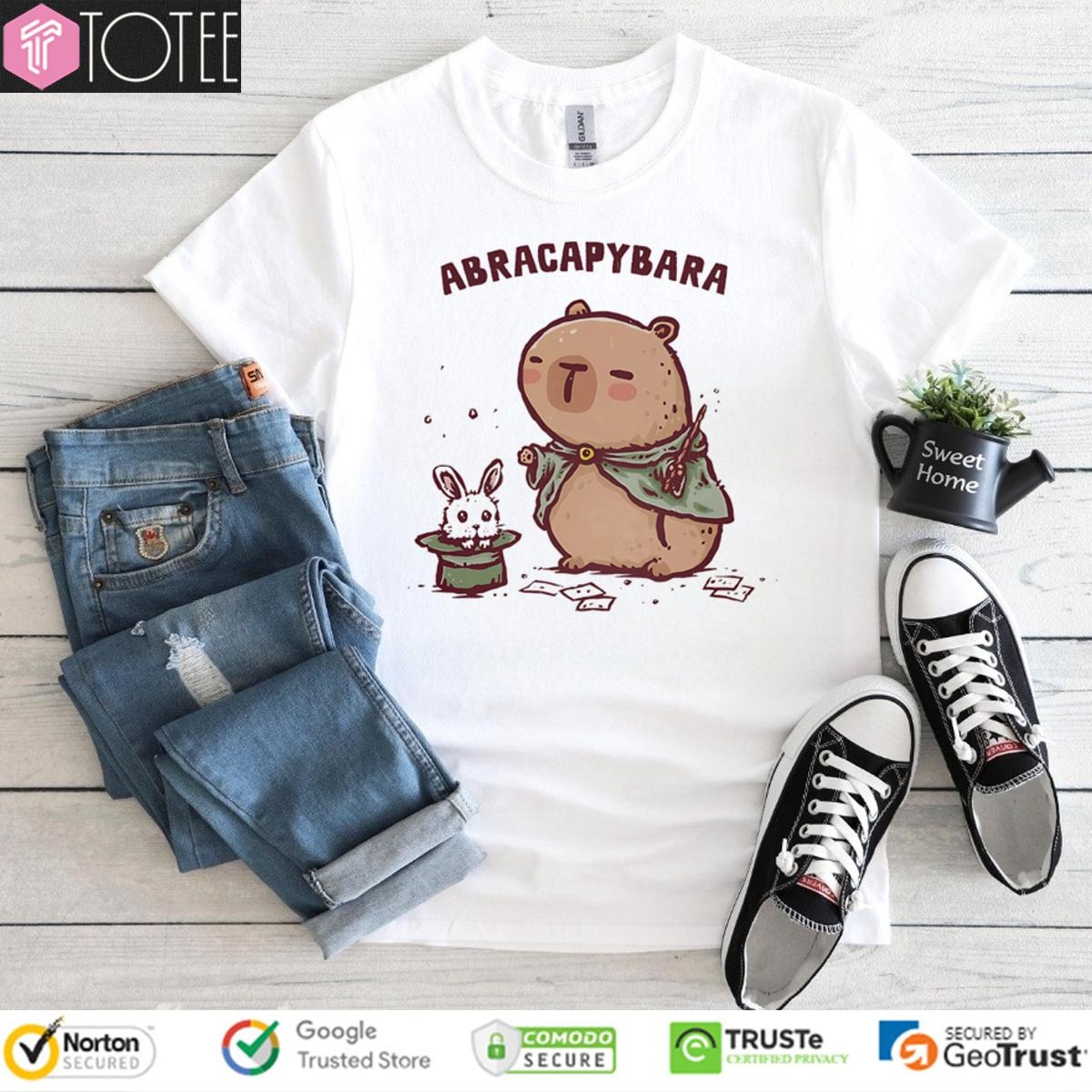 Abracapybara And Rabbit T-shirt
