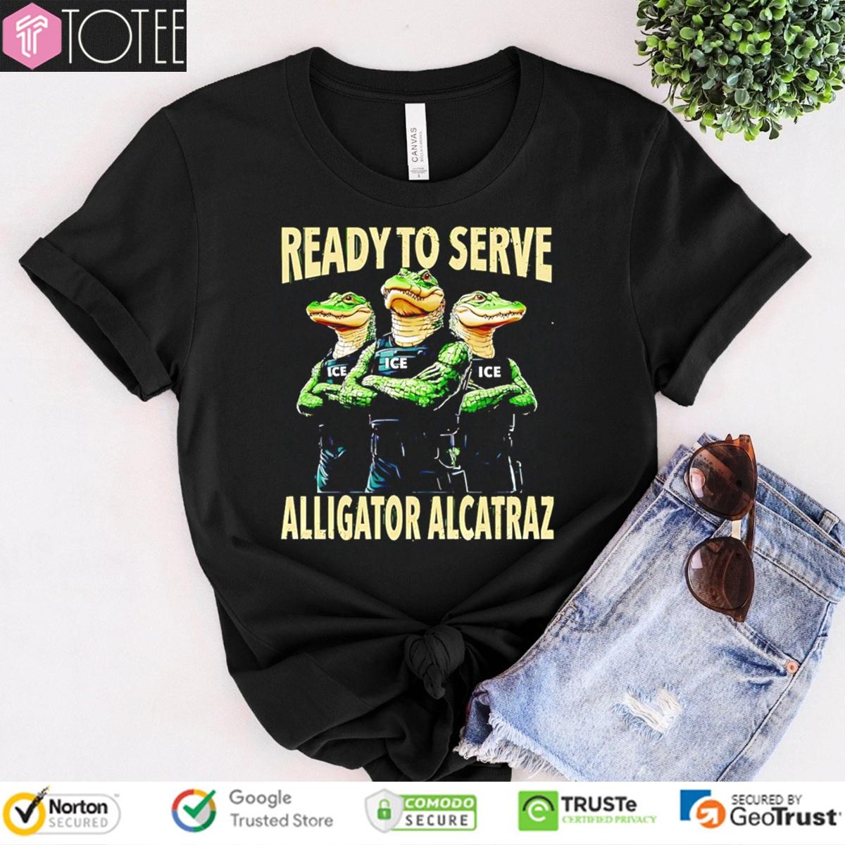 Ready To Serve Alligator Alcatraz Ice T-shirt