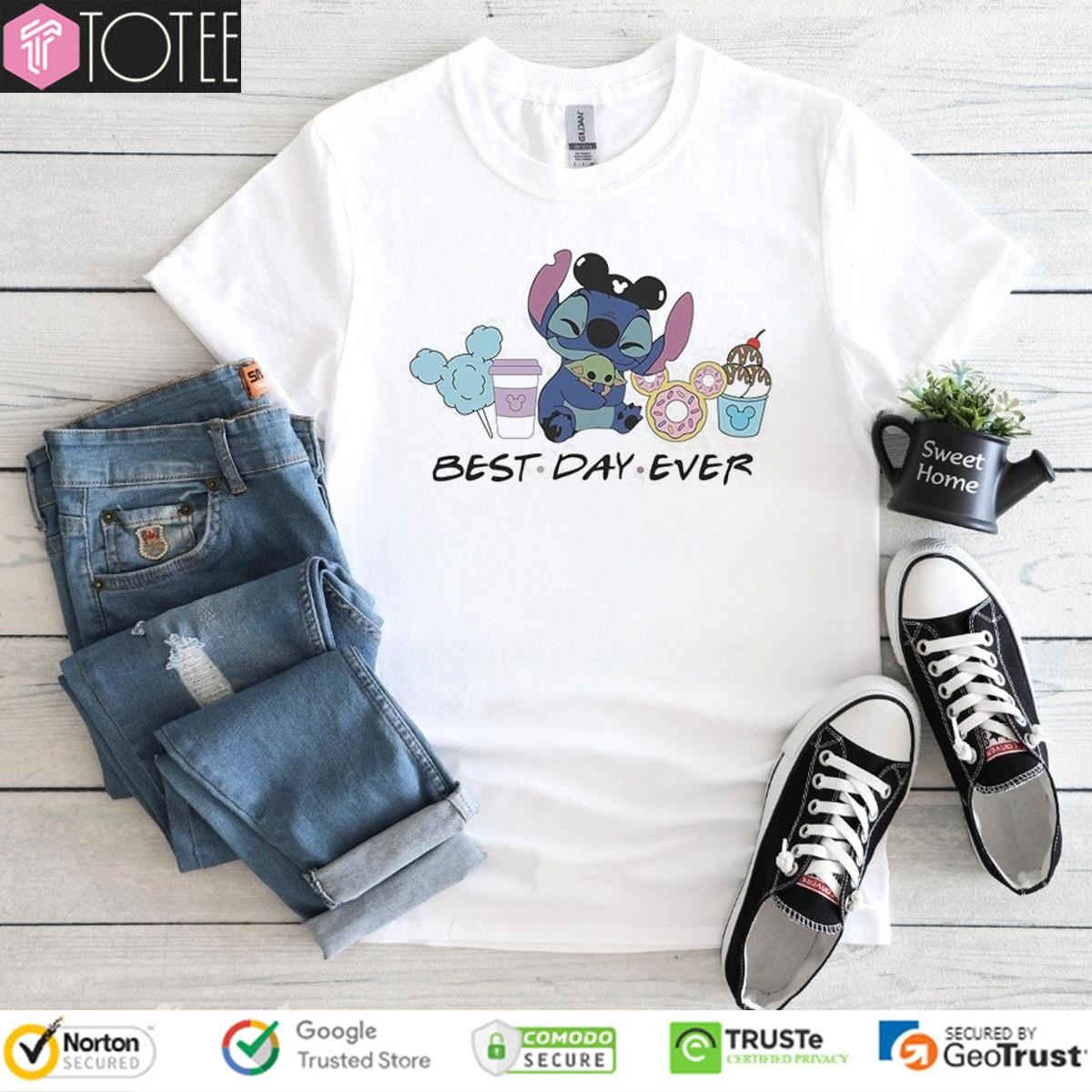 Stitch Best Day Ever Disney T-shirt